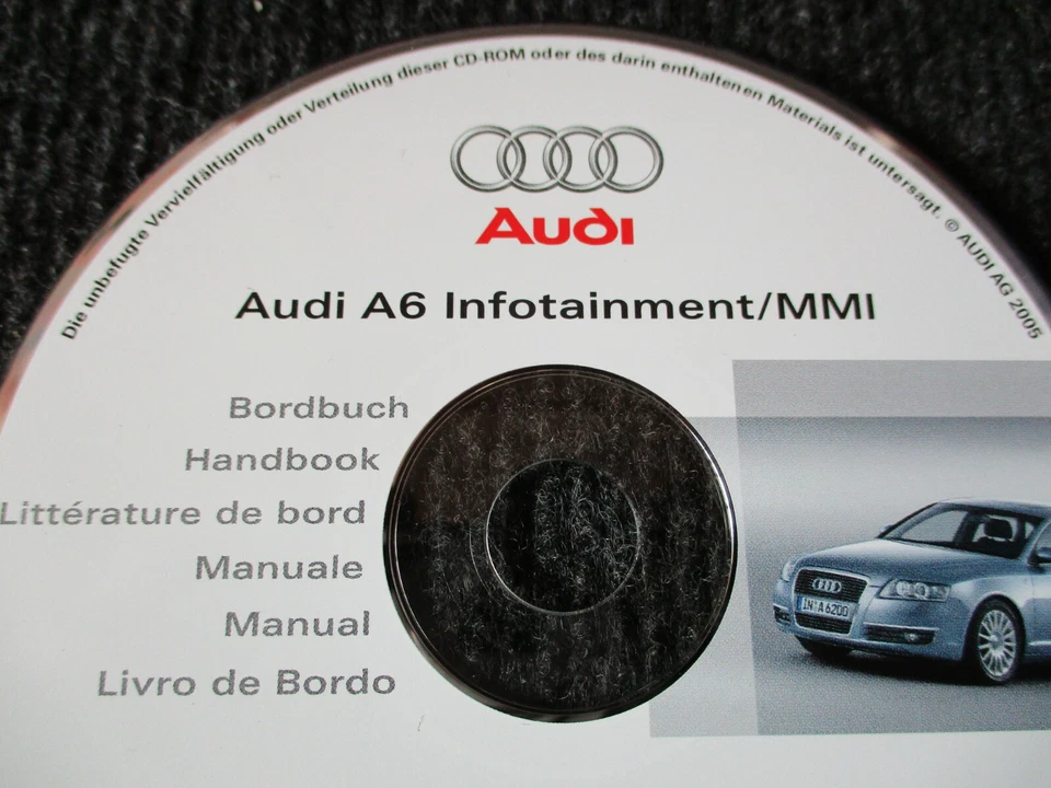 BORDBUCH Audi A6 Bedienungsanleitung Infotainment MMI Onboard CD 26156274388 - Bild 2 von 4