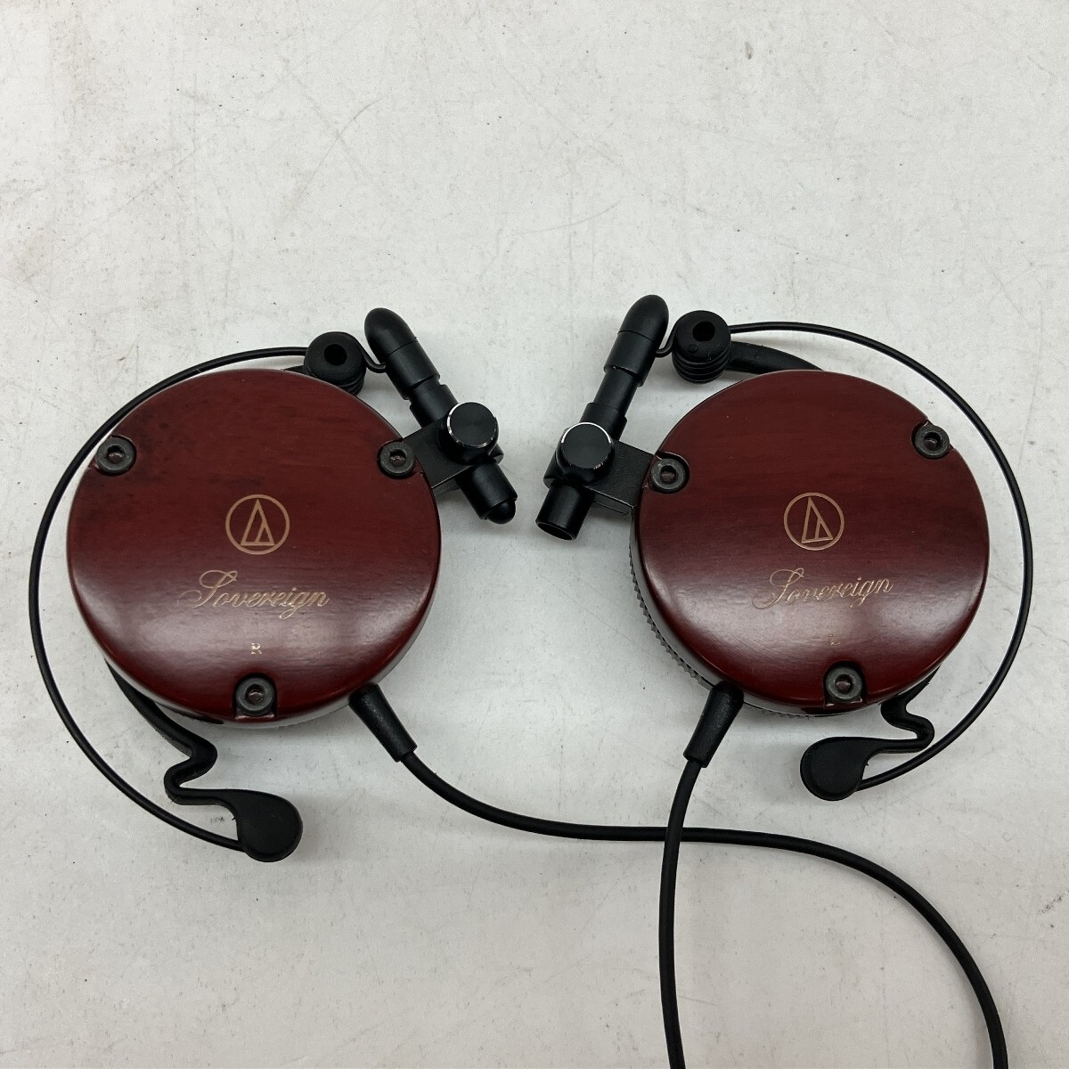Audio Technica ATH-EW9 Ear Fit Clip-On Headphones Wooden Wood