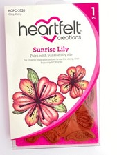 Heartfelt Creations " SUNRISE LILY " Cling Stamps HCPC-3720
