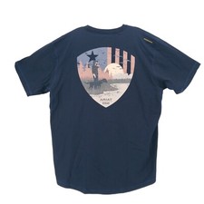 ARIAT Rebar Workman Graphic Short Sleeve T-Shirt Working Dog BLACK L XL XXL