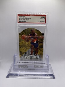 1994 SP Basketball Die Cut Wesley Person #D22 PSA 9