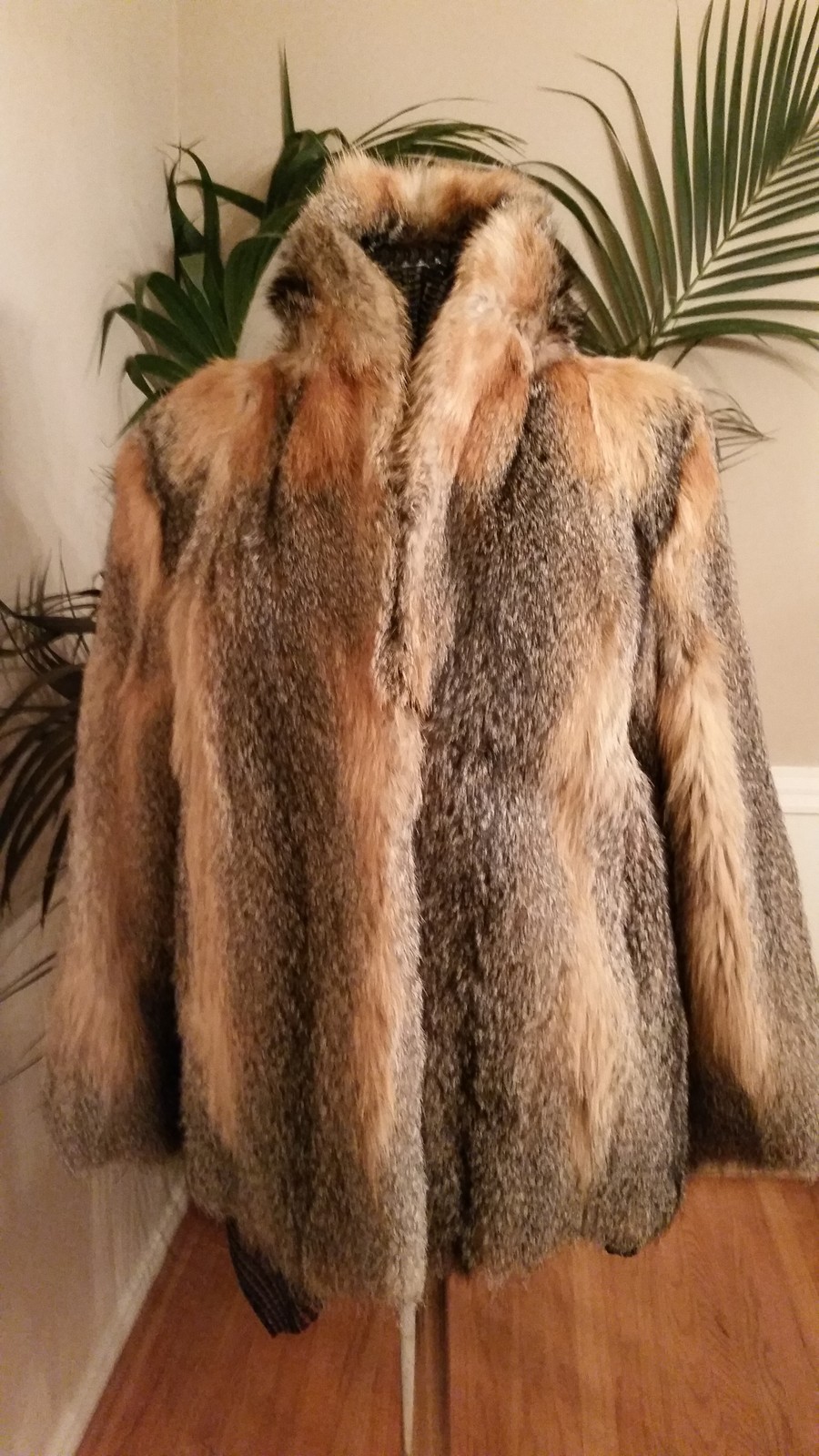 Women's custom CANADIAN FOX FUR jacket MEDIUM Gem