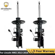 Pair Front Left Right Shock Absorber Struts For Lincoln MKS 2013-2016 Electronic