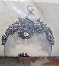 Dexter's LeeWards OVAL BOUTIQUE BALL Green Sequin Bead Christmas Ornament Kit