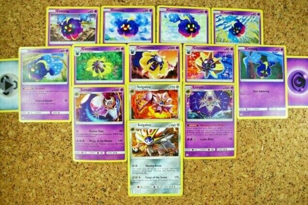  Cosmog, Cosmoem, Solgaleo etc. - 4 Vinyl Legendary Sun and Moon  Sticker Set : Toys & Games