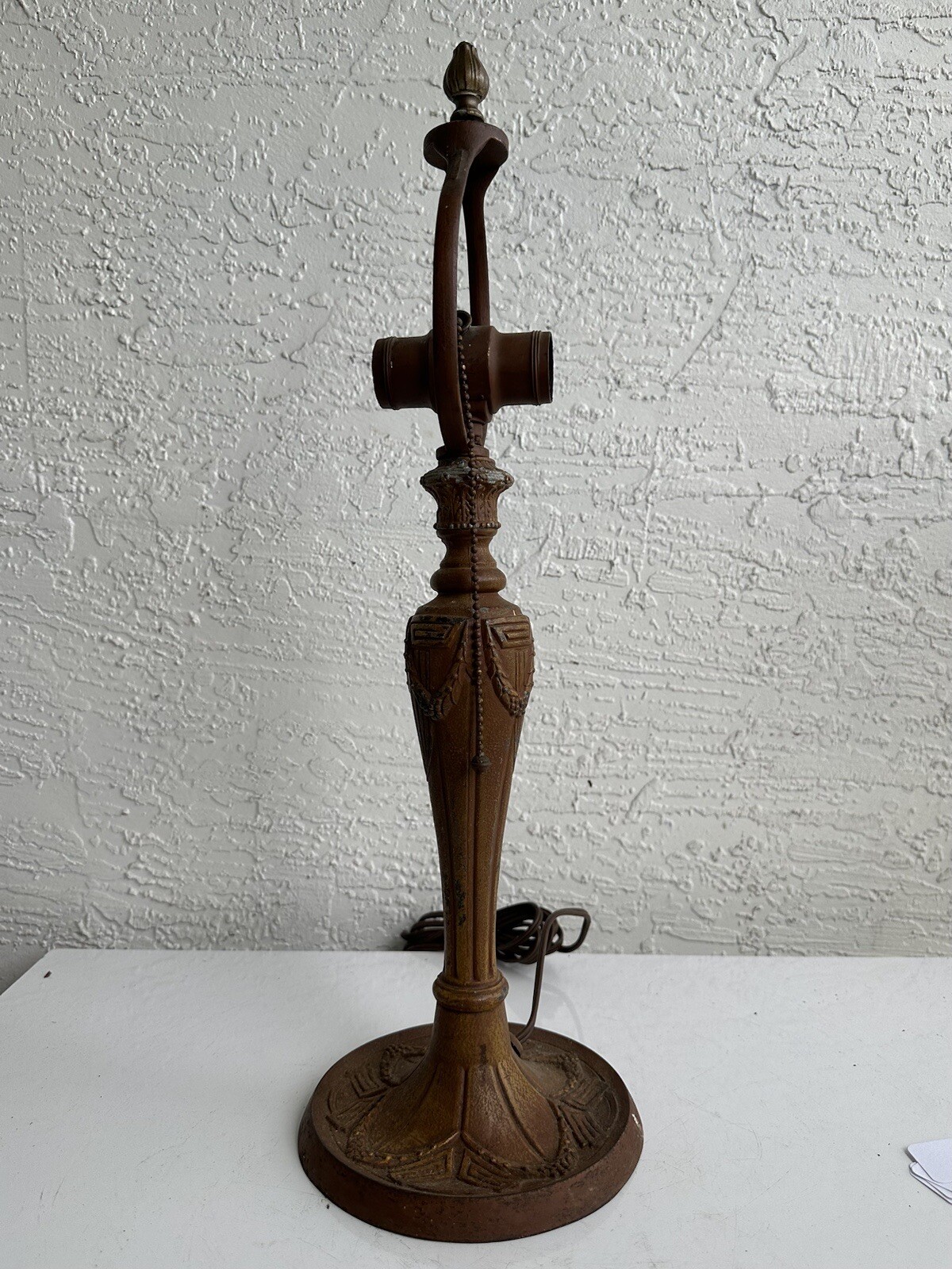 Antique Table Lamp Base Parts Restore 5K eBay