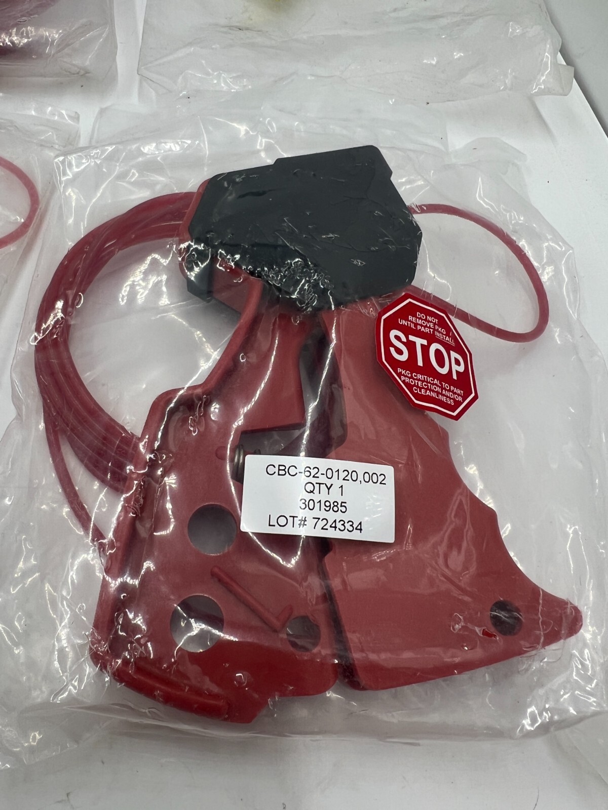 Applied Materials AMAT LOTO Device 8' Cable Nylon Red 0190-25823 CBC-62-0120