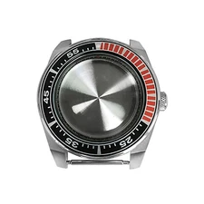 43mm Stainless Steel Case Black Inner Shadow Sapphire 10ATM for NH35/36 Movement