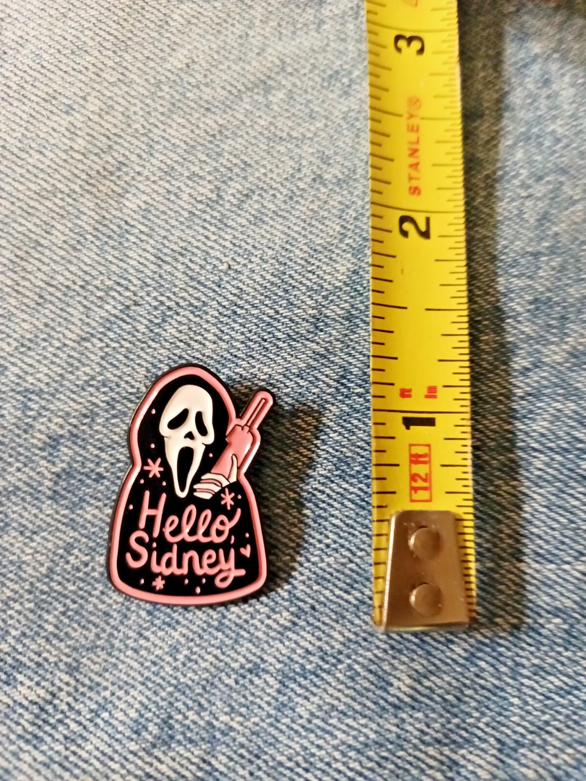 SCREAM-HELLO SIDNEY-ENAMEL PIN- SHIP ALL THE PINS YOU BUY FOR $4.99-VISIT STORE