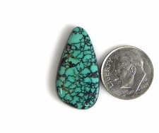 Natural Tibetan Spiderweb Turquoise Cab Gem Stone Cabochon Gemstone st007