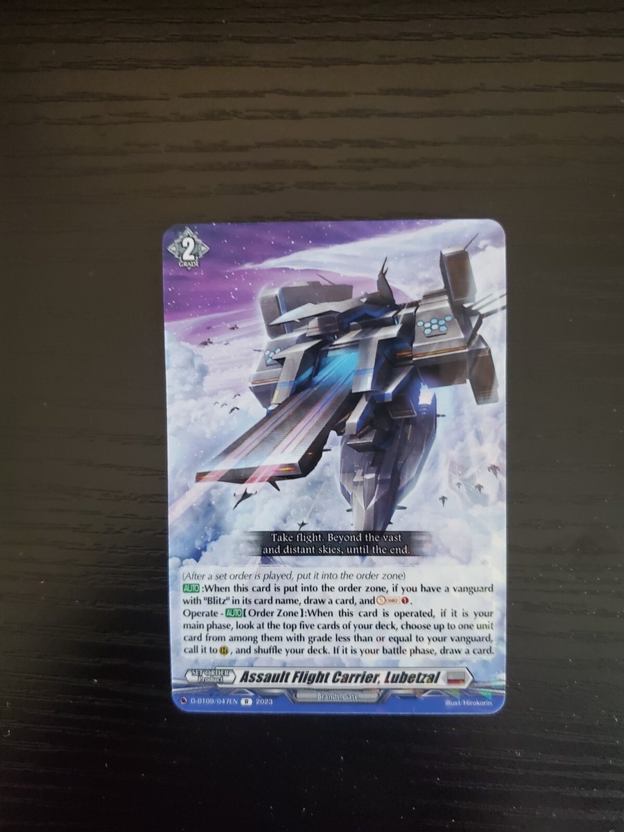 Cardfight Vanguard - Assault Flight Carrier, Lubetzal - D-BT09