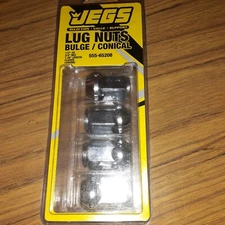 4 JEGS 65208 Lug Nuts Closed End Bulge Acorn 1/2 R.H. 3/4 Hex A4