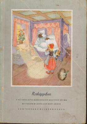 Rotkäppchen,ein liebes altes Märchen der Gebrüder Grimm, mit neuen Bildern von B