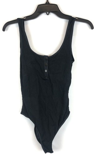 L Space, Maillot de bain une pièce femme flottant sur le bas du dos noir, taille 6