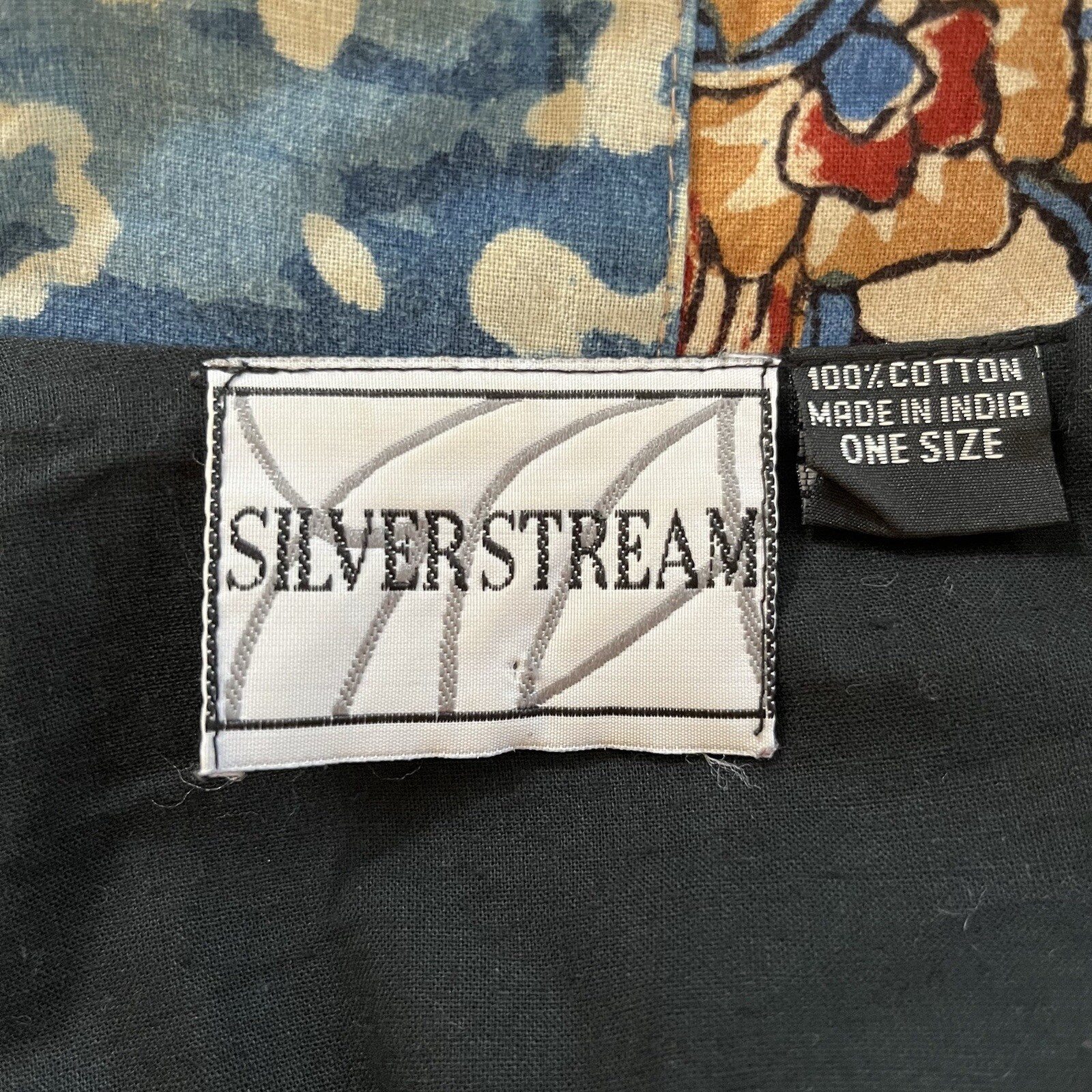 Silver Stream Patchwork Colorful Boho Hippie Hipp… - image 5