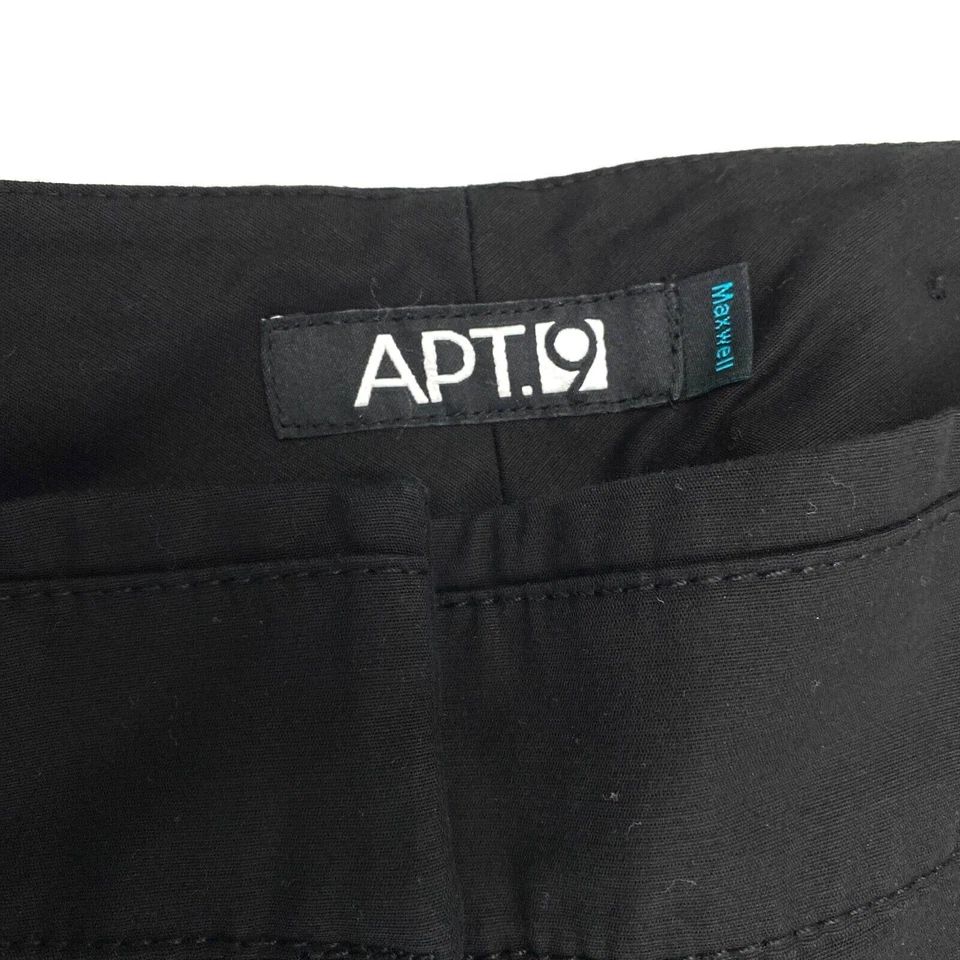 Shorts sociais preto Apt 9 Maxwell feminino tamanho 12 - Imagem 4 de 4