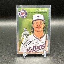 2023 Chrome Platinum Anniversary Base #319 CJ Abrams  - Washington Nationals