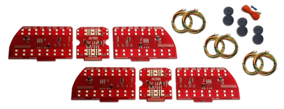 Juego de paneles de luz trasera/luz de respaldo LED DIGI-TAIL 1969 Pontiac Firebird Foto 2 de 4