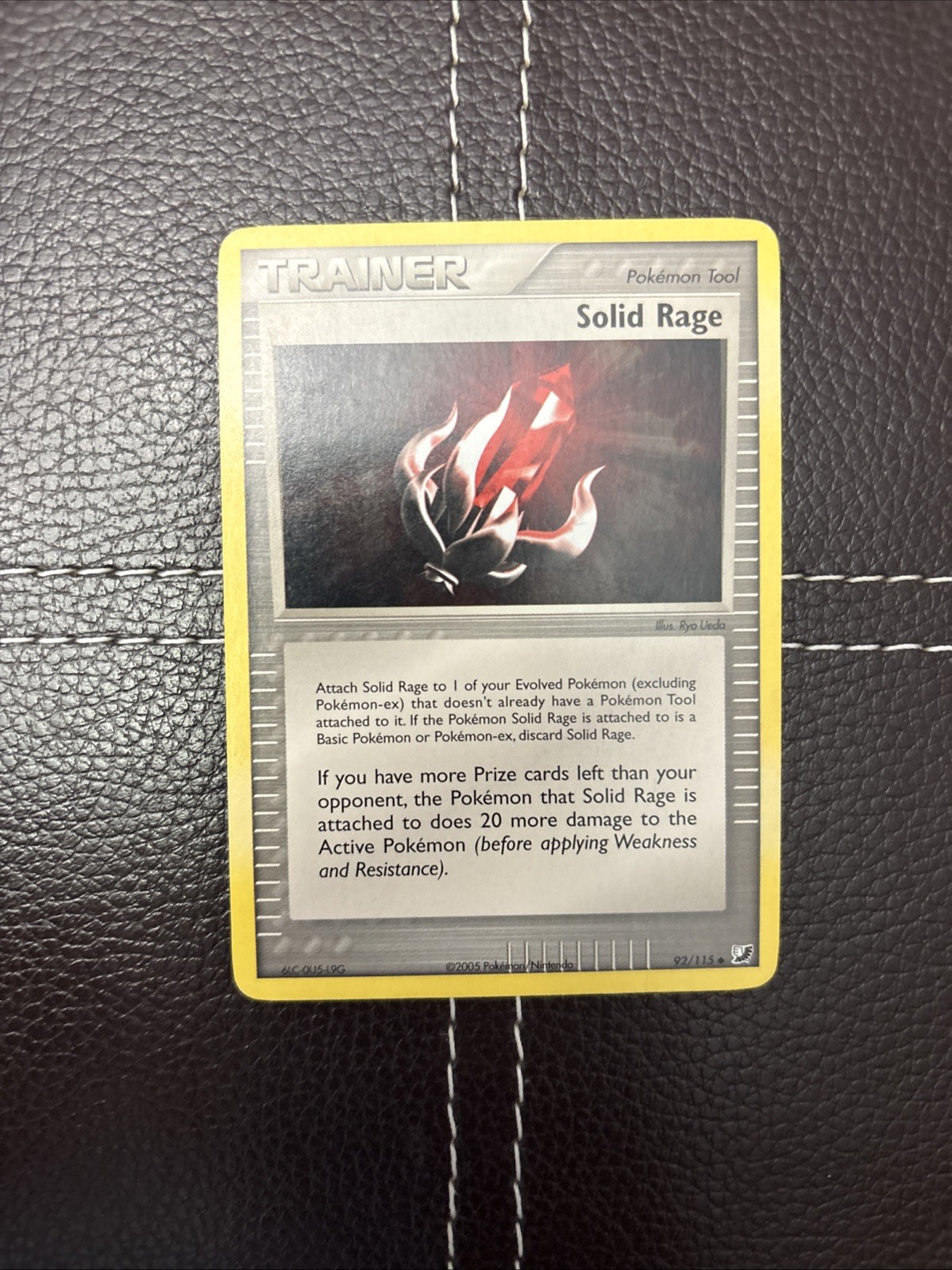 Pokemon TCG - Solid Rage - 92/115 - EX Unseen Forces - MP Uncommon (2005)