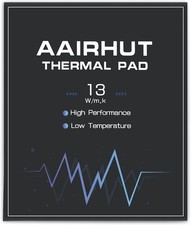 Aairhut Thermal Pad 13W/mK 0.5 3mm , 120x120x1.5mm 120 x 120 x 1.5, 13W Grey