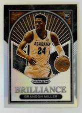 2023 Panini Prizm Draft Picks Brilliance Silver Prizm Rookie RC 9 Brandon Miller