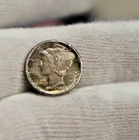 1926 US Mercury Dime 10c AU+ (Cleaned, Retoned)
