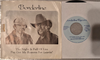 COUNTRY Billie Kratzmeyer The Night Is Full Of Lies Borderline 1988 NM Pic Slv
