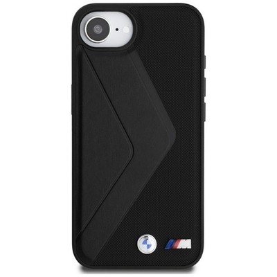 BMW iPhone 17e / 16e Hülle Case Cover MagSafe Genuine Leather Stripes Signature