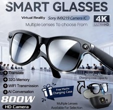AI Smart Brille Kamera 4K HD WLAN Bluetooth �...
