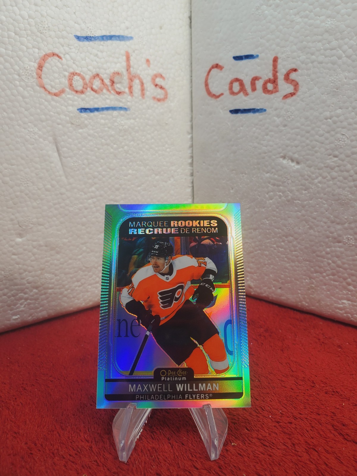2021 O-Pee-Chee Platinum NHL RAINBOW RC Maxwell Willman #279 Philadelphia Flyers