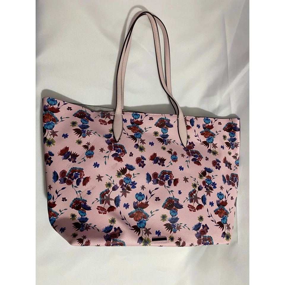 Rebecca Minkoff Quilted Handbag Pink Floral Print Shoulder Bag – Designer Style - Image 2 of 4