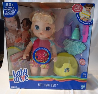 Hasbro Baby Alive Potty Dance Baby Doll NIB
