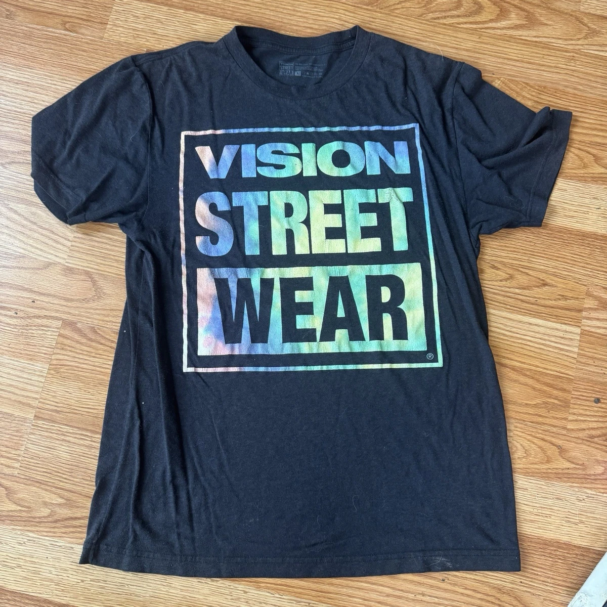 Vision Street Wear Cotton Short Sleeve T-Shirts for Men for sale 