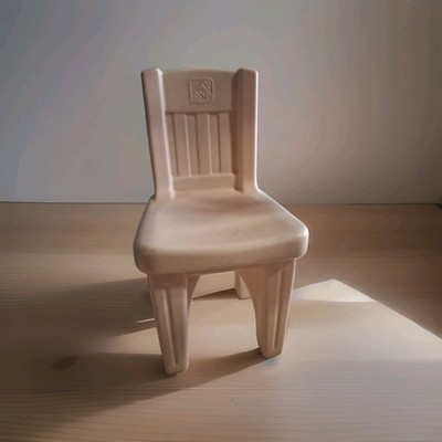 VTG Rare Step 2 Step2  Child Toddler Size Beige Chair