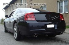  Duplex Sportauspuff Dodge Charger SRT8 1x115x85 oval schräg