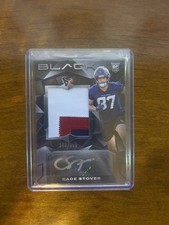 2024 Panini Black - Rookie Patch Autograph Cade Stover #236 Royal /150