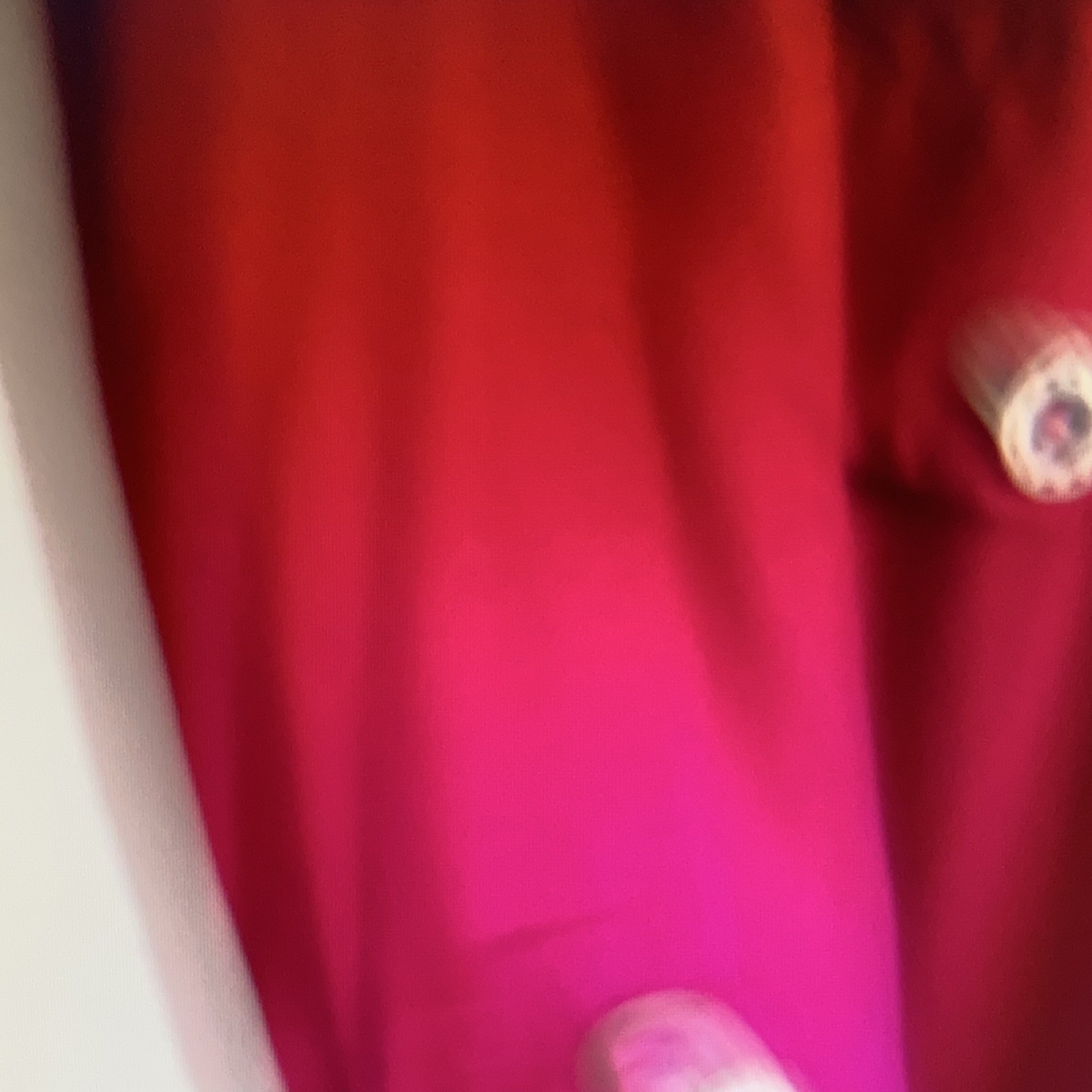 Burgundy Belted Button-Down Collared Long Sleeve … - image 3