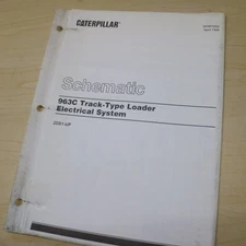 CAT CATERPILLAR 963C TRACK LOADER Electrical system SCHEMATIC Shop Repair Manual