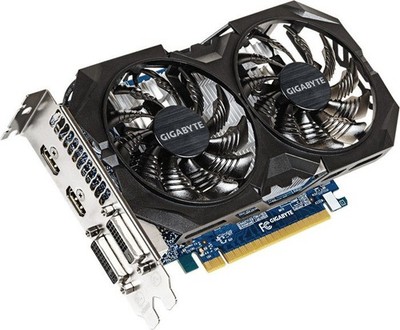 Gigabyte GeForce GTX 750 Ti 2GB GDDR5 WindForce 2X OC PCI-E   #54701