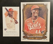 Elly De La Cruz 2024 Topps Allen & Ginter Mini Rookie Design + Base RC.. Reds