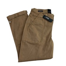 White House Black Market Mid-Rise Straight Crop Pret-A-Pedi Pant YKK zipper 8R