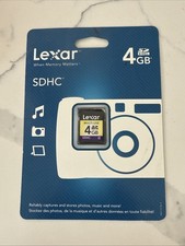 Lexar 4GB SDHC Memory Card Brand New In Package