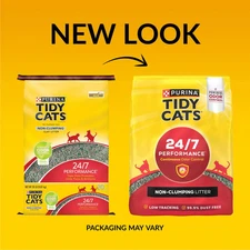 Purina Tidy Cats Non Clumping Multi Cat Litter, 30 Lb. Bag - 24/7 Performance