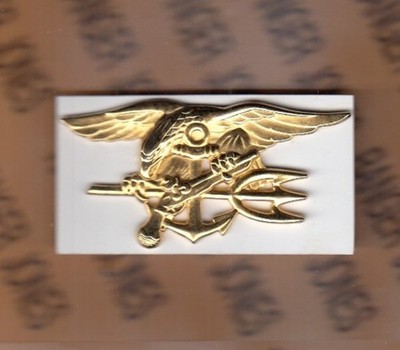 USN US Navy Special Warfare SEAL Qualification insignia badge ~3'' c/b