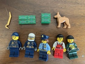 LEGO City Police 60140 Bulldozer Break-In 561pc Complete Set Police Officer Dog