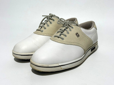 FootJoy Cape Cod Collection Women Golf Shoes Size 6 Athletic White Leather