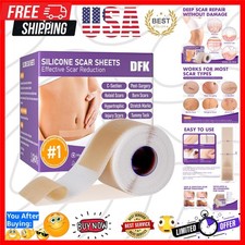 Versatile Silicone Scar Strips - 1.6" x 79" Roll for Effective Scar Management