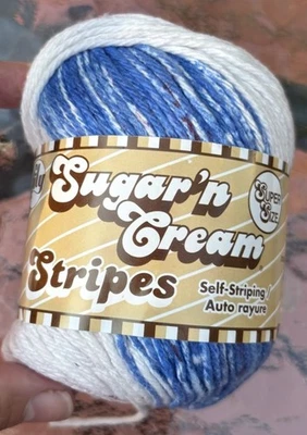 Sugar and Cream yarn 1 sk American Stripes color 1 available - Image 1 of 4