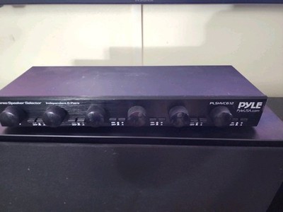 Pyle 6 Channel High Power Stereo Speaker Selector with Volume Standard 