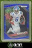 Kewan Lacy 2025 Panini Prizm Black 3/35 Prospects Blue Shimmer FOTL